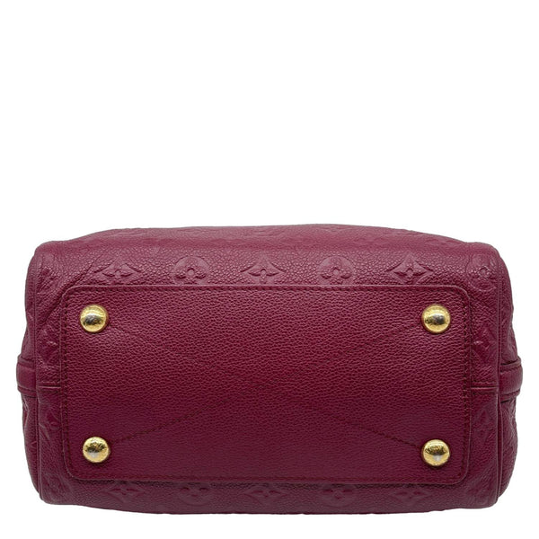 LOUIS VUITTON Speedy Bandouliere 25 Monogram Empreinte Leather Shoulder Bag Mulberry