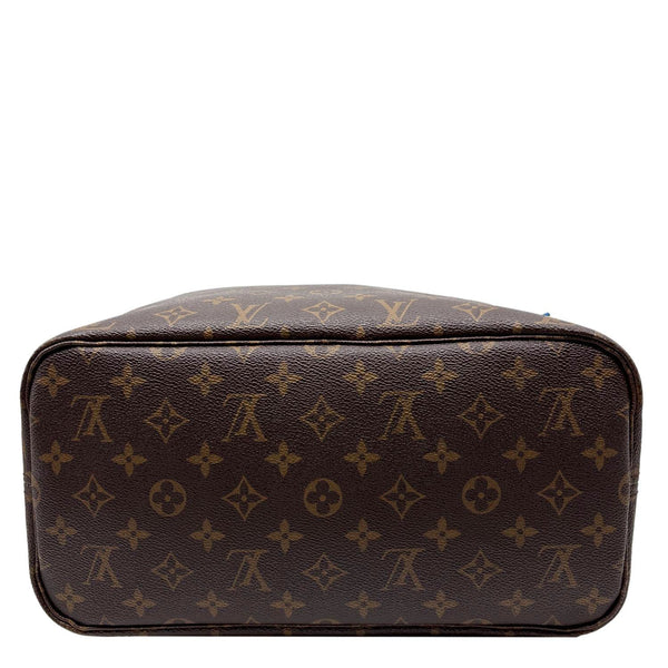 LOUIS VUITTON Neverfull MM Totem Monogram Canvas Shoulder Bag Magenta