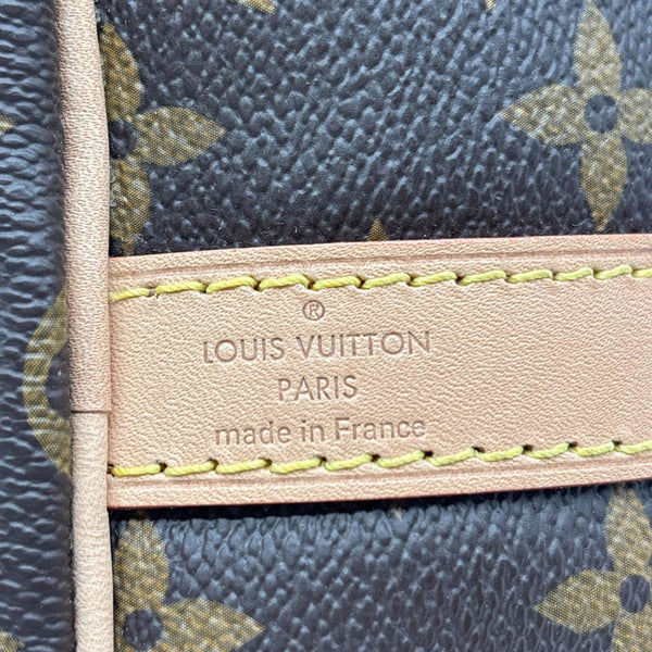 LOUIS VUITTON Speedy 30 Bandouliere My World Tour Monogram Canvas Shoulder Bag Brown