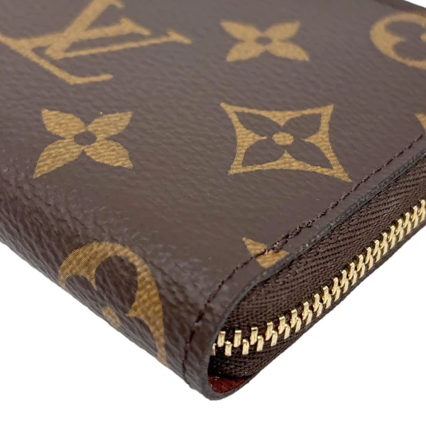 LOUIS VUITTON Monogram Canvas Zippy Coin Purse Brown
