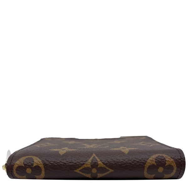LOUIS VUITTON Monogram Canvas Zippy Coin Purse Brown