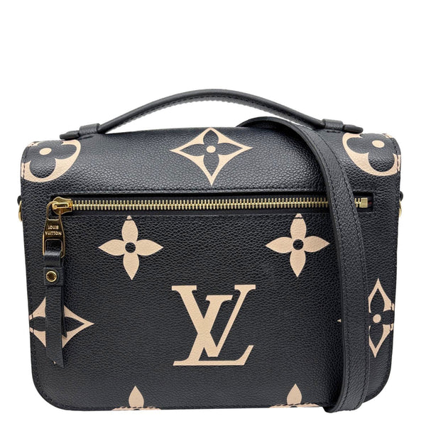 LOUIS VUITTON Metis Pochette Empreinte Leather Crossbody Bag Bicolor
