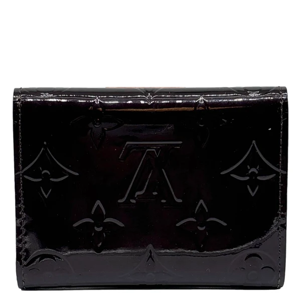 LOUIS VUITTON Monogram Vernis Business Card Holder Amarante