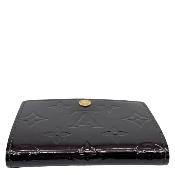 LOUIS VUITTON Monogram Vernis Business Card Holder Amarante