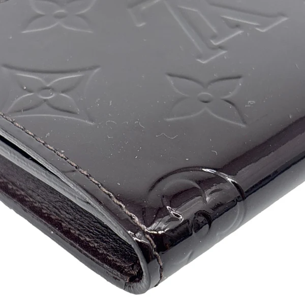 LOUIS VUITTON Monogram Vernis Business Card Holder Amarante