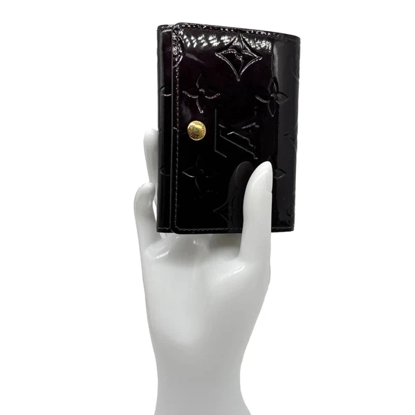 LOUIS VUITTON Monogram Vernis Business Card Holder Amarante