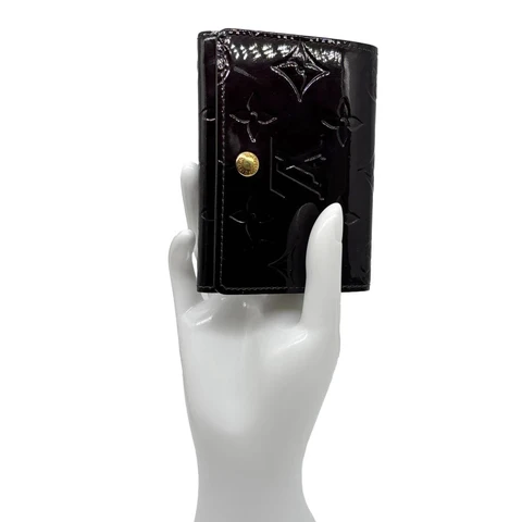 LOUIS VUITTON Monogram Vernis Business Card Holder Amarante