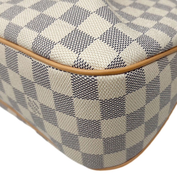 LOUIS VUITTON Siracusa PM Damier Azur Shoulder Bag White