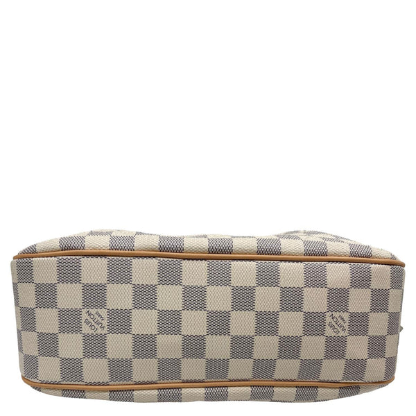 LOUIS VUITTON Siracusa PM Damier Azur Shoulder Bag White