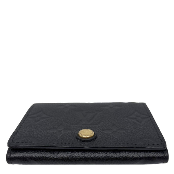 LOUIS VUITTON Monogram Empreinte Leather Business Card Holder Black