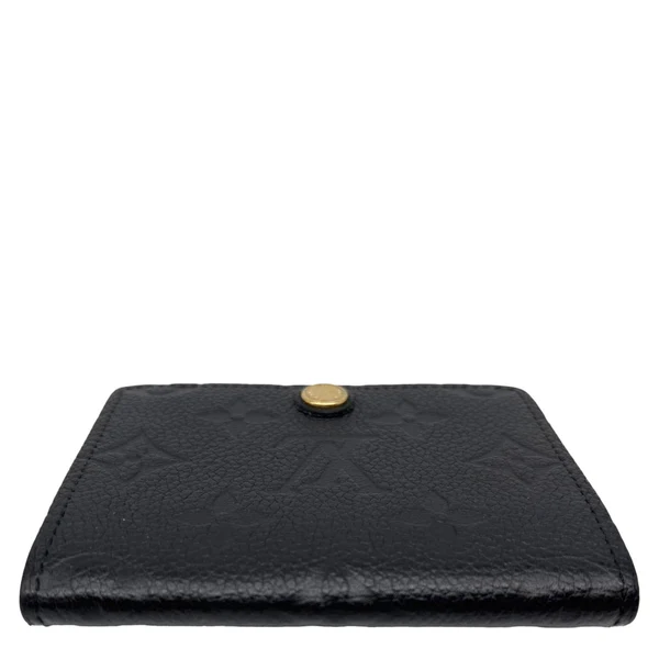 LOUIS VUITTON Monogram Empreinte Leather Business Card Holder Black