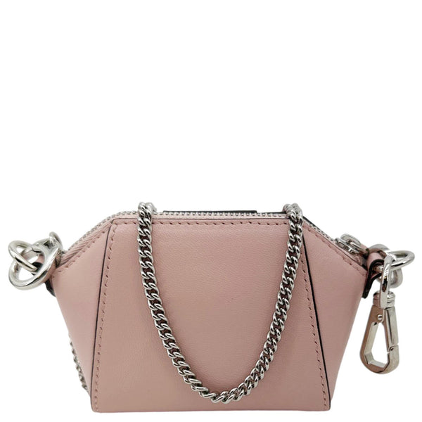 GIVENCHY Antigona Baby Leather Shoulder Bag Pink