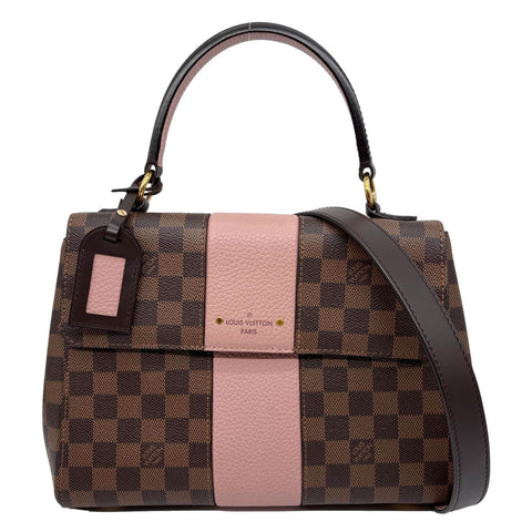 LOUIS VUITTON Bond Street Damier Ebene Crossbody Bag Magnolia