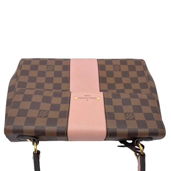 LOUIS VUITTON Bond Street Damier Ebene Crossbody Bag Magnolia