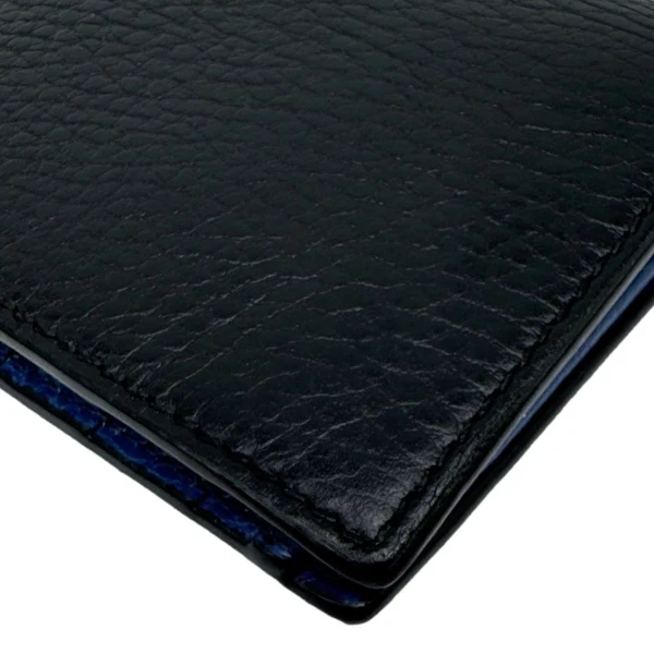 GUCCI GG Interlocking Leather Long Wallet Black 610467