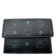 MCM Aren Visetos Coated Canvas Card Holder Black