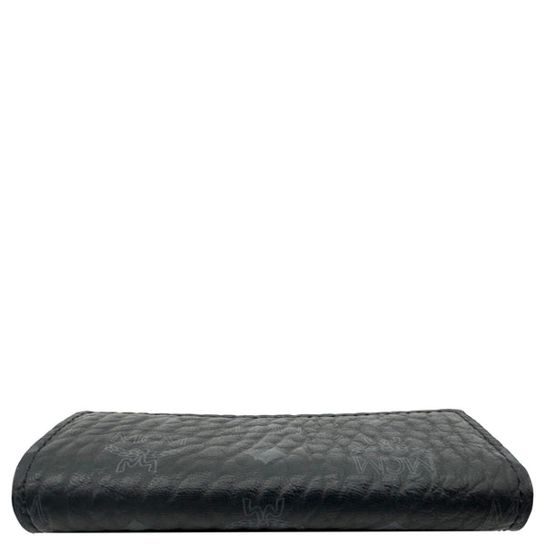 MCM Aren Visetos Coated Canvas Card Holder Black