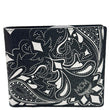 MCM Aren Bandana Leather Bifold Wallet Black