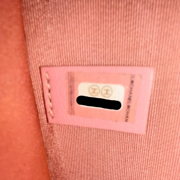 CHANEL Boy Flap North South Tweed Shoulder Bag Pink
