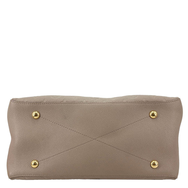 LOUIS VUITTON Maida Monogram Empreinte Leather Hobo Shoulder Bag Beige