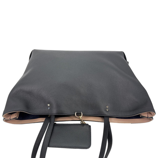 CHLOE Sense Grained Calfskin Leather Tote Bag Black