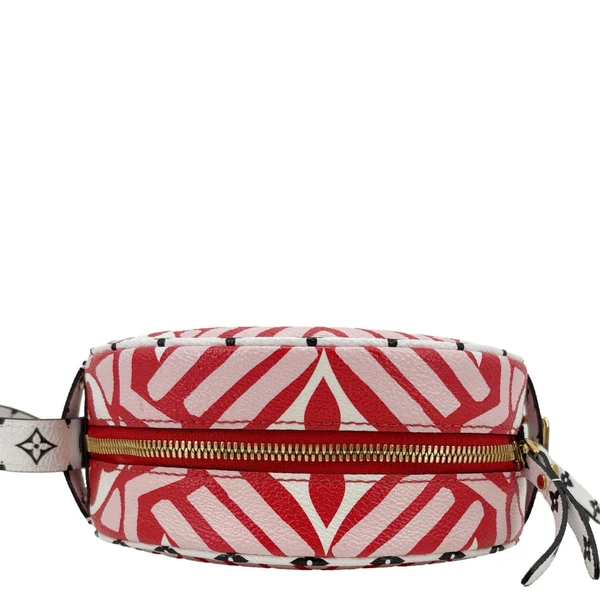 LOUIS VUITTON Boite Chapeau Souple PM Giant Crafty Monogram Canvas Shoulder Bag Red
