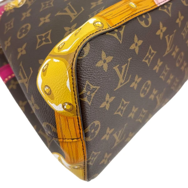 LOUIS VUITTON Neonoe MM Summer Trunks Monogram Canvas Crossbody Bag Brown