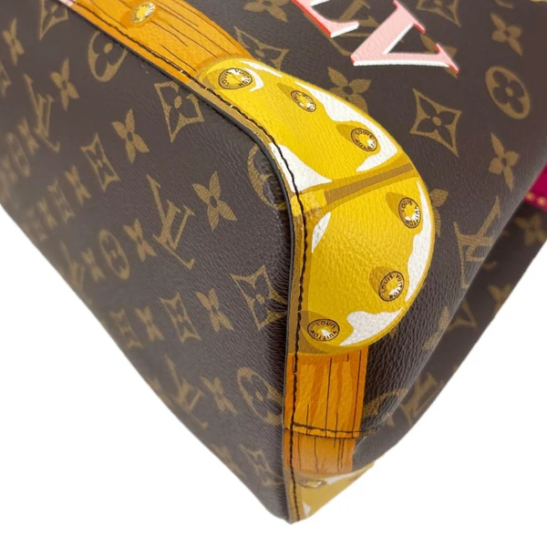 LOUIS VUITTON Neonoe MM Summer Trunks Monogram Canvas Crossbody Bag Brown