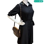 LOUIS VUITTON Metis Pochette Monogram Canvas Crossbody Bag Brown