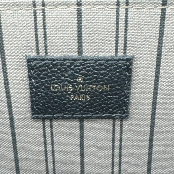 LOUIS VUITTON Metis Pochette Empreinte Leather Crossbody Bag Black