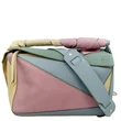 LOEWE Puzzle Medium Leather Shoulder Bag Multicolor