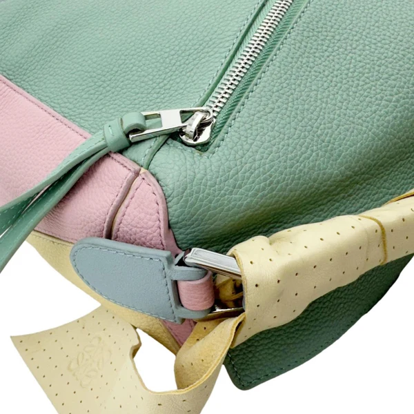 LOEWE Puzzle Medium Leather Shoulder Bag Multicolor