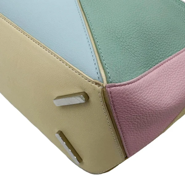 LOEWE Puzzle Medium Leather Shoulder Bag Multicolor