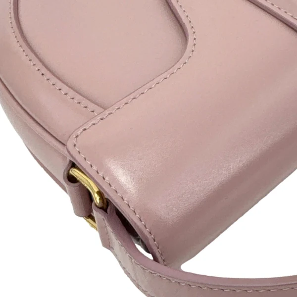 CELINE Besace 16 Satinated Calfskin Leather Crossbody Bag Pink