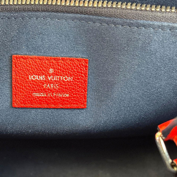 LOUIS VUITTON Twist Epi Leather Tote Bag Red