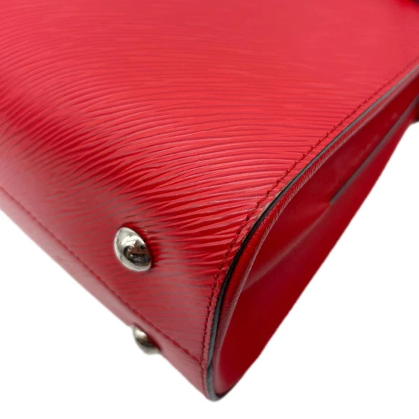 LOUIS VUITTON Twist Epi Leather Tote Bag Red