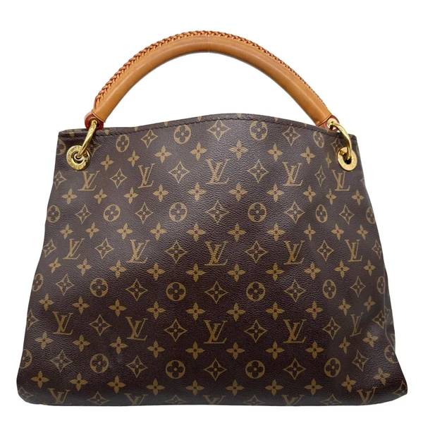LOUIS VUITTON Artsy MM Monogram Canvas Hobo Bag Brown
