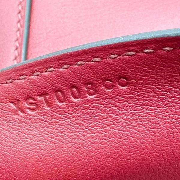 HERMES Pliplat Swift Leather Clutch Red