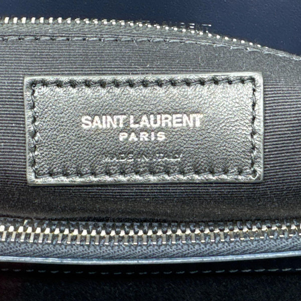 YVES SAINT LAURENT Loulou Medium Quilted Leather Crossbody Bag Navy Blue