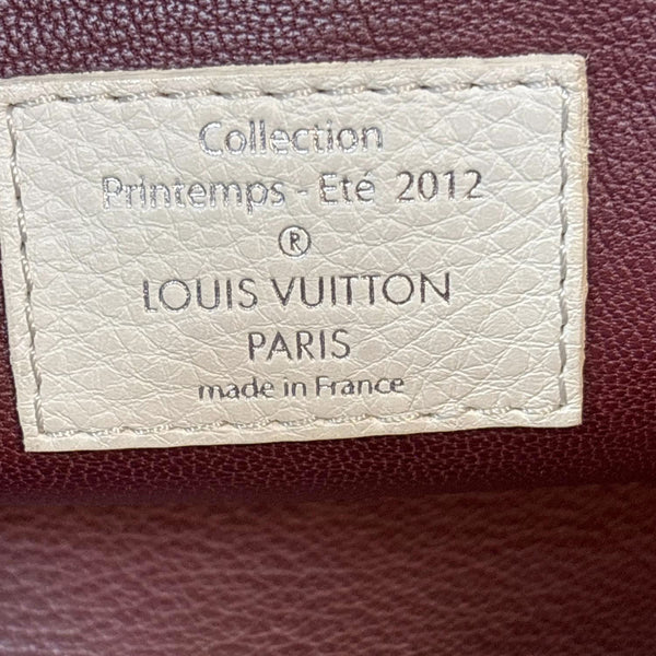 LOUIS VUITTON Speedy Round Monogram Bouclettes Satchel Bag Yellow