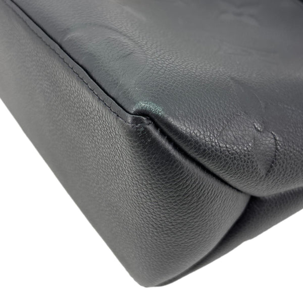 LOUIS VUITTON Petit Palais Monogram Empreinte Leather Shoulder Bag Black