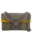 GUCCI Dionysus Small GG Supreme Canvas Shoulder Bag Yellow 400249