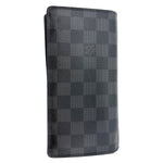LOUIS VUITTON Brazza Monogram Eclipse Bifold Long Wallet Black