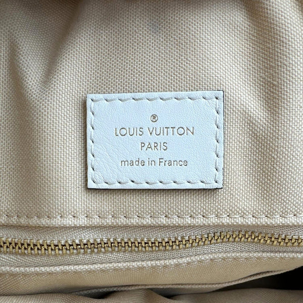 LOUIS VUITTON Onthego GM Giant Monogram Canvas Tote Shoulder Bag Khaki Green