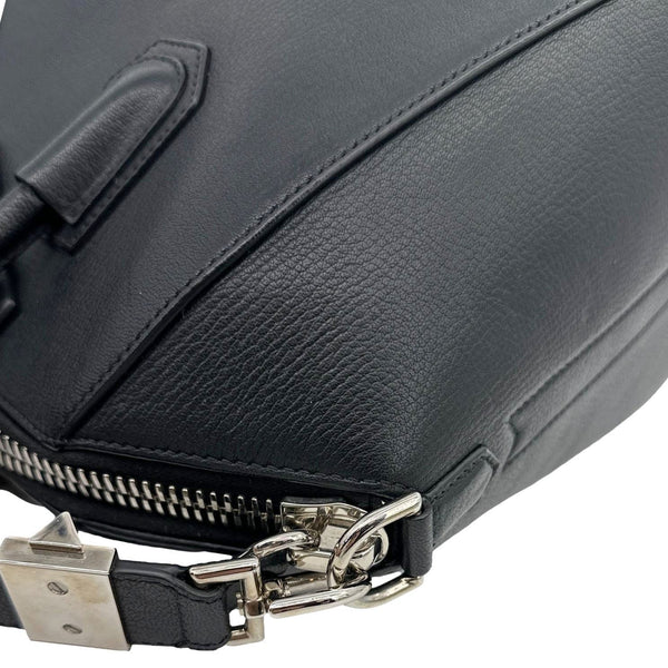 GIVENCHY Antigona Leather Shoulder Bag Black