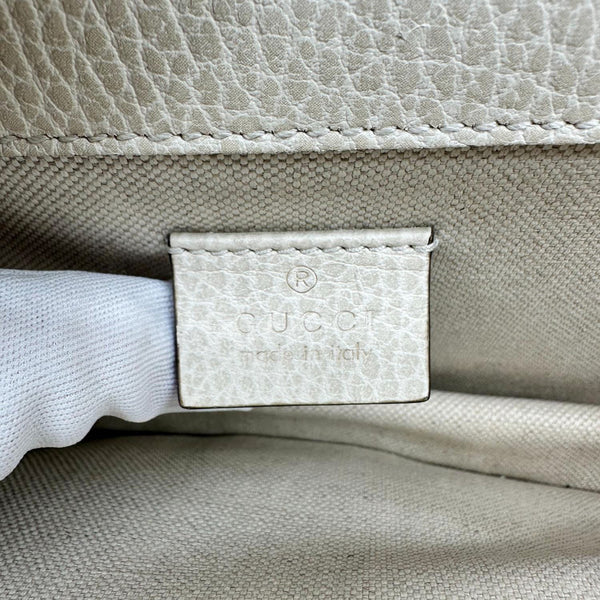 GUCCI Dionysus Small Calf Leather Shoulder Bag Beige 499623