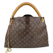 LOUIS VUITTON Artsy MM Monogram Canvas Hobo Shoulder Bag Brown
