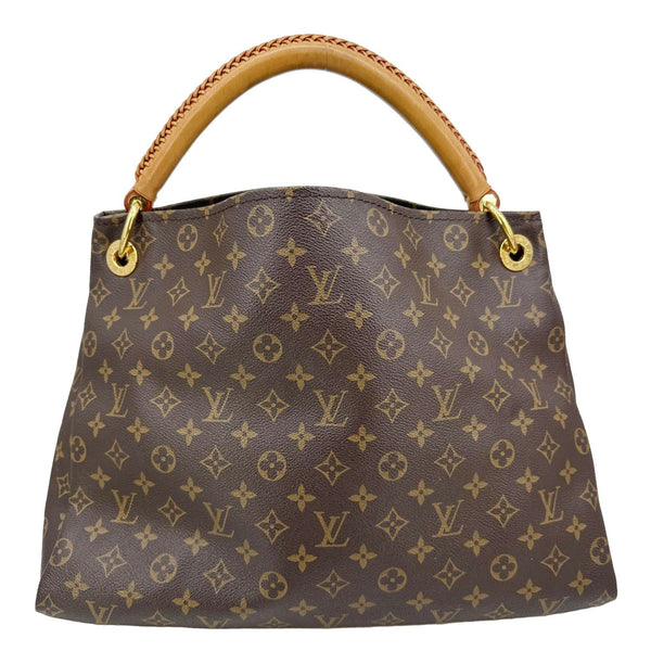 LOUIS VUITTON Artsy MM Monogram Canvas Hobo Shoulder Bag Brown