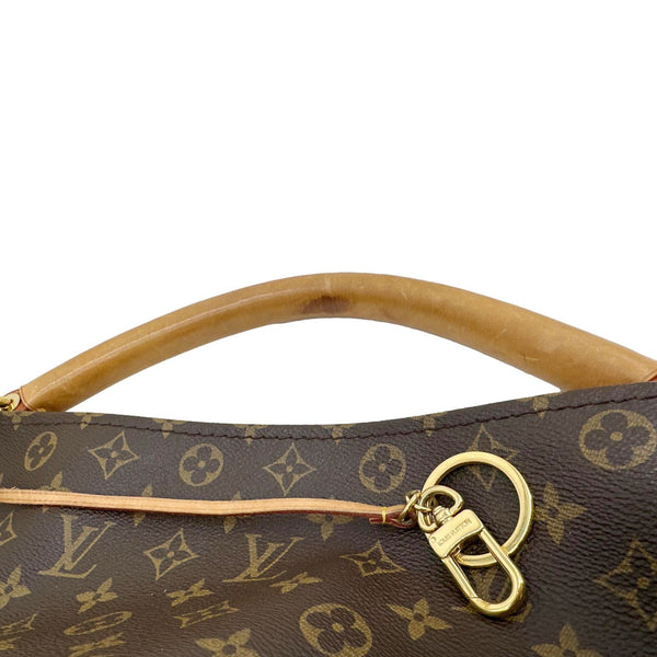 LOUIS VUITTON Artsy MM Monogram Canvas Hobo Shoulder Bag Brown