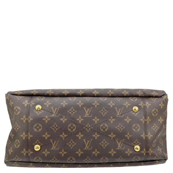 LOUIS VUITTON Artsy MM Monogram Canvas Hobo Shoulder Bag Brown